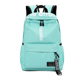 2022 black Nylon Women School Bags for Teenage Girls Backpack Female Teens Men Schoolbag Casual Style Student bookbag