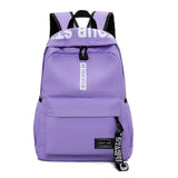 2022 black Nylon Women School Bags for Teenage Girls Backpack Female Teens Men Schoolbag Casual Style Student bookbag