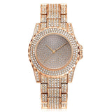 Women Watch Fashion Bling Casual Ladies Female Quartz Gold Watch Crystal Diamond For Women Clock