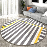 Xpoko Fashion Round Rugs And Carpets For Home Living Room Decoration Nordic Round Area Rugs For Bedroom Home Decor Floor Mat Kids Play