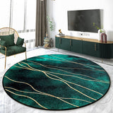 Xpoko Fashion Round Rugs And Carpets For Home Living Room Decoration Nordic Round Area Rugs For Bedroom Home Decor Floor Mat Kids Play