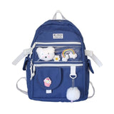 New Fashion Women Backpack Kawaii Mochila Cute Bookbag for Teenager Girls Waterproof Men Travel Rucksack School Bag