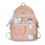 New Fashion Women Backpack Kawaii Mochila Cute Bookbag for Teenager Girls Waterproof Men Travel Rucksack School Bag