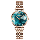 New Women Luxury Jewel Quartz Watch Waterproof Stainless Steel Strap Watch For Women Fashion Date Clock