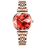 New Women Luxury Jewel Quartz Watch Waterproof Stainless Steel Strap Watch For Women Fashion Date Clock