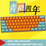61-Key PBT Backlight DIY Two-Color Mechanical Keyboard Keycap For GH60 / RK61 / ALT61 / Annie / Poker Keyboard keycaps
