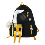 Fashion Waterproof Women Backpack Cute Nylon Rucksack Bookbag for Teenager Kawaii Girls Schoolbag Travel Bag Mochila