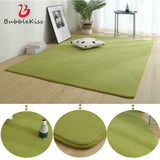 Bubble Kiss Cute Girl Room Bedside Carpets Simple Pure Color Carpets For Living Room Soft Washable Home Decoration Area Carpet