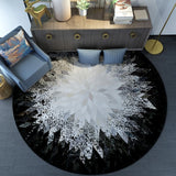 3D Round Carpet Modern Area Rug for Bedroom Decor Carpets For Living Room Creative Design Area Rugs For Kids Room Home Decor