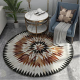 3D Round Carpet Modern Area Rug for Bedroom Decor Carpets For Living Room Creative Design Area Rugs For Kids Room Home Decor