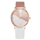 Top Brand Women's Watch Leather Rose Gold Dress Female Clock Luxury Brand Design Women Watches Simple Fashion Ladies Watch