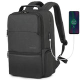 New Man Backpack Waterproof Anti Theif Bagpack USB Recharging Multi-layer Space Male Bag RFID Lining Travel Backpack