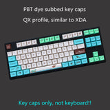 134 Keys/set PBT Dye Subbed Key Cap For MX Switch Mechanical Keyboard QX XDA Profile Keycaps For Animal Crossing