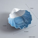 Home Dcoration Conch Jewelry Plate Storage Containers Ceramic Make Up Jewlery Organizer Modern Bedroom Decor Accessories Gift