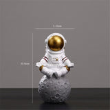 Creative Resin Music Astronaut Home Decor Figurines Nordic Miniature Statues Spaceman Sculptures Home Decoration Accessories