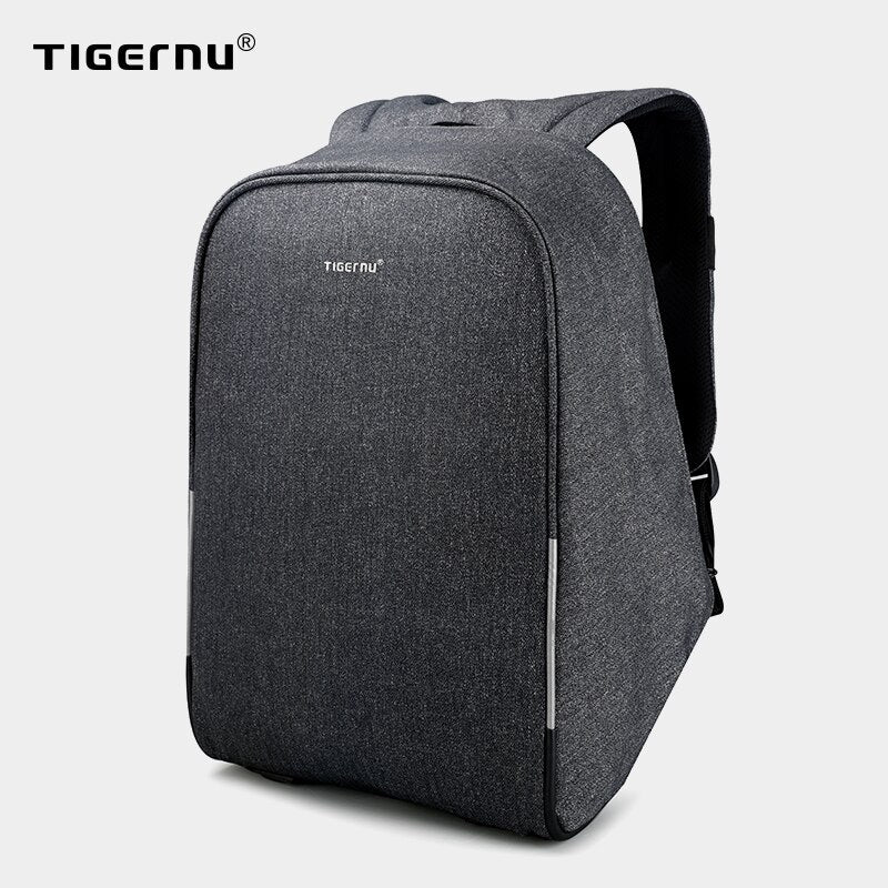 Business Men Backpack USB Charging Port Fits Under 15.6" Laptop Notebook Travel School bag with waterproof rain cover