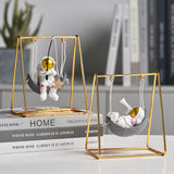 Nordinc Home Decoration Astronaut Ornaments Cute Resin Character Model Living Room Bed Room Decoration Christmas Decor Gifts