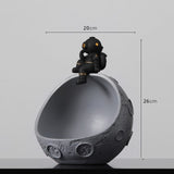 Astronaut Key Storage Organizer Box Figurines For Interior Home Decoration Resin Art Sculpture Figurine Home Decor Gift