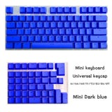 Eagiacme PBT Keycaps For Mini Mechanical Keyboard Suit For 61/64/68/71/82/84 Layout Keyboard With Transparent RGB Letters