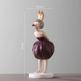 Nordic Bubble Girl Decoration Modern Resin Statue Home Decor Office Sculpture Home Livingroom Decor Gift For Girlfriend