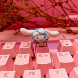 Anime Kawaii Keycaps For Mechanical Keyboard Caps Cherry Mx PBT Single Personalized Cartoon Custom Keycap Game Pink Diy Key Cap