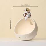 Xpoko Key Storage Resin Astronaut Figurine Storage Box Home Decor Art Sculpture Living Room Table Figurines Home Decor Gift Decorative