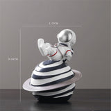 Creative Music Astronaut Figurines Resin Home Decor Nordic Miniature Statues Spaceman Sculptures Home Decoration Accessories