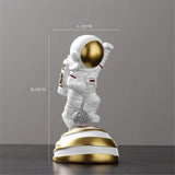 Creative Music Astronaut Figurines Resin Home Decor Nordic Miniature Statues Spaceman Sculptures Home Decoration Accessories