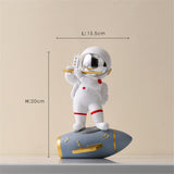 Creative Music Astronaut Figurines Resin Home Decor Nordic Miniature Statues Spaceman Sculptures Home Decoration Accessories