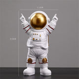 Creative Music Astronaut Figurines Resin Home Decor Nordic Miniature Statues Spaceman Sculptures Home Decoration Accessories