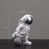 Creative Music Astronaut Figurines Resin Home Decor Nordic Miniature Statues Spaceman Sculptures Home Decoration Accessories