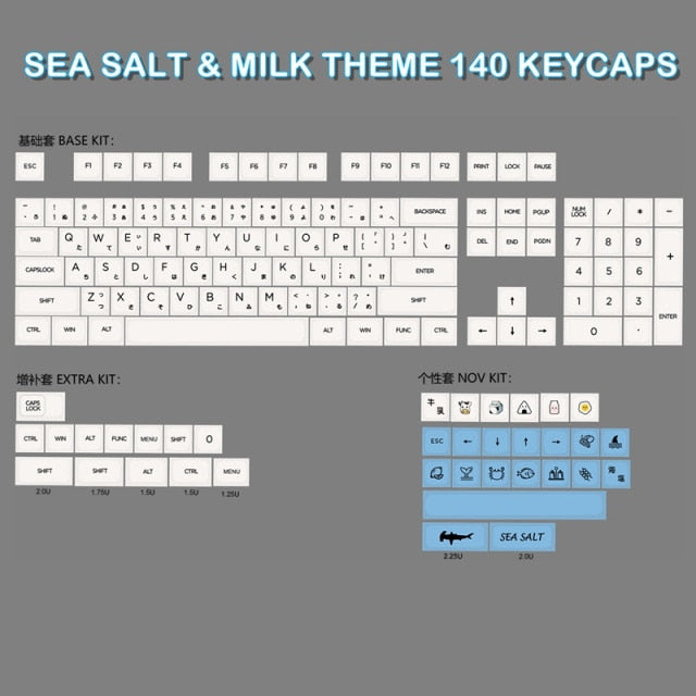 Xpoko 1 Set Honey And Milk Theme Key Caps For MX Switch Mechanical Keyboard PBT Dye Subbed Bee Japanese Minimalist White Keycaps XDA