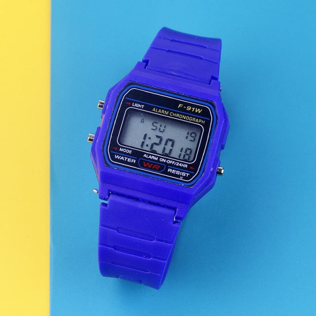 New Electronic Watches for Women Men Rose Gold Rubber Strap LED Digital Wristwatch Ladies Sport Clock Relogio Feminino