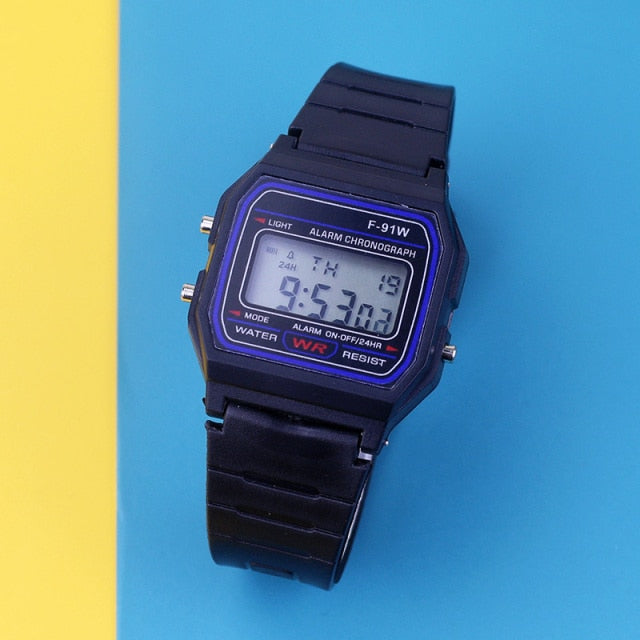 New Electronic Watches for Women Men Rose Gold Rubber Strap LED Digital Wristwatch Ladies Sport Clock Relogio Feminino