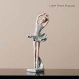 Nordic Style Ballet Girl Statue Creative Home Decor Resin Ballet Figurines For Home Room Decoration Gift For Girlfriend