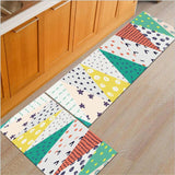 Bath Mat For Kitchen Nordic Style Water Absorption Home Decor Rugs Decoration Salon Carpet Black Delicate Area Floor