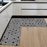 Bath Mat For Kitchen Nordic Style Water Absorption Home Decor Rugs Decoration Salon Carpet Black Delicate Area Floor