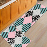 Bath Mat For Kitchen Nordic Style Water Absorption Home Decor Rugs Decoration Salon Carpet Black Delicate Area Floor