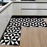 Bath Mat For Kitchen Nordic Style Water Absorption Home Decor Rugs Decoration Salon Carpet Black Delicate Area Floor