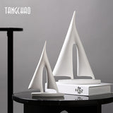 Creative Sailboat Decoration Resin Home Decor Living Room Home Desktop Ornaments Modern Creative Home Accessories