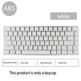 82 Keys Double Shot OEM Profile Keycap Pink Blue Orange White Color Matching Suitable For AK33 for Mechanical Keyboard