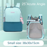 Back to school Orthopedic Schoolbag Primary Girl Ergonomic School-bags 6-12 Year Old Chest Buckle Backpack Pink Baby Mochila 6607