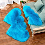 Fluffy Rug Fur Carpets for Living Room Home Decor Bedroom Kid Room Floor Mat Decoration Salon Thicker Pile Rug