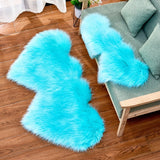 Fluffy Rug Fur Carpets for Living Room Home Decor Bedroom Kid Room Floor Mat Decoration Salon Thicker Pile Rug