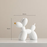 New Home Decor Balloon Dog Statue Resin Figurines For Interior Nordic Modern Living Room Office Aesthetic Room Decoration