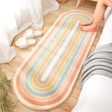 Bubble Kiss Oval Fluffy Carpets For Living Room Home Decor Rugs For Bedroom Cartoon Floor Mat Modern Kid Beside Bed Anti Slip