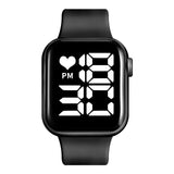 Digital Sport Watch Men Women Silicone Watches Digital Led Red Electronic Wristwatch Fitness Men Kids Hours Watch