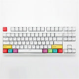 Profile Keycaps For Mac/WIN Mechanical Keyboard 10 Keys Set PBT Colourful and Easy Install Replace CMYK Color Supplement KeyCaps