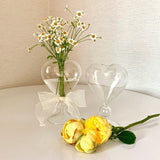 Xpoko home decor room decor bedroom decor office decor Romantic Heart Shaped Vase