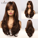 Xpoko DropShipping EASIHAIR Synthetic Wigs Long Wavy Wigs for Women Heat Resistant Cosplay Wig Natural Hair